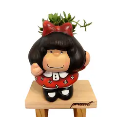 GENERICO - Maceta macetero Mafalda Pintada a Mano - Present