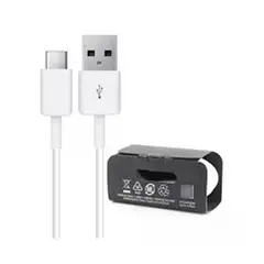 GENERICO - Cable Entrada Usb - C Para Galaxy S10 S10plus S10E BLANCO