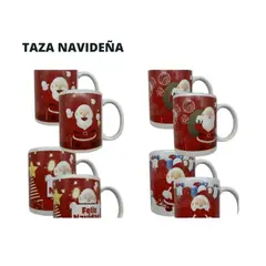 GENERICO - PACK DE 4 TAZA DE NAVIDAD
