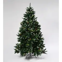 GENERICO - Árbol de navidad forma de pino 2.10m 2 tipo de rama
