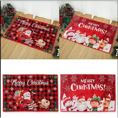 GENERICO - ALFOMBRA NAVIDEÑA PARA ENTRADA 60X40CM