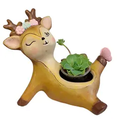 GENERICO - Maceta macetero Reno Pintada a Mano