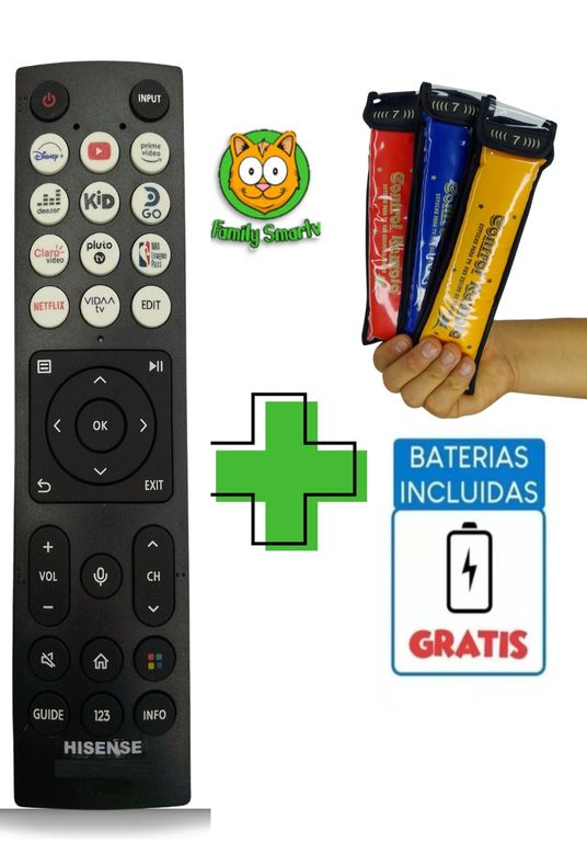 Control Remoto Para Hisense Smart 2024 + Funda