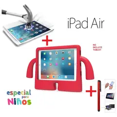 GENERICO - Funda + Mica + Lapiz para iPad Air 1 / Air 2 Case para Niños Protector