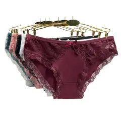 BLWOENS - Pack 6 Calzon Mujer - Rojo