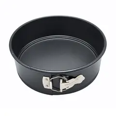 TIGERBEE - MOLDE PARA PASTEL DE ACERO ALUMINIZADO ANTIADHERENTE DE 25 CM