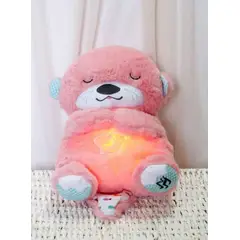 GENERICO - NUTRIA QUE RESPIRA MUSICAL Y LUCES - FUCSIA