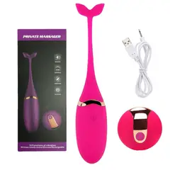 GENERICO - Vibrador con Control Remoto - Forma de Pescadito Rosado
