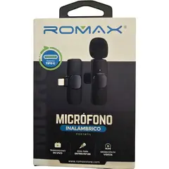 ROMAX - MICROFONO INALAMBRICO PORTATIL TIPO C