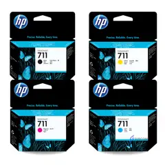 HP - Kit Tinta 711 29ml Cyan Magenta Amarillo Negro