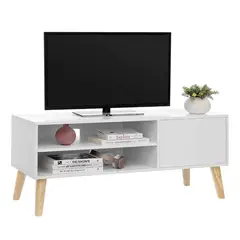 TU MESITA - Mesa de TV Vintage Blanco 110cm
