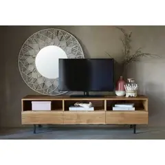 TU MESITA - Mesa de TV Zubiri Marrón 45 cm