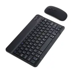 GENERICO - Mini Teclado con Mouse Bluetooth Inalámbrico para Android iOS Windows