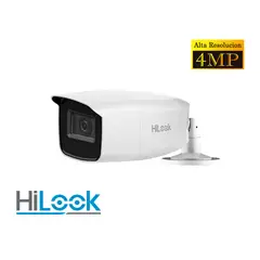 HIKVISION - Cámara de Seguridad Hilook Tubo Varifocal Analógica 4MP IR hasta 40M IP66