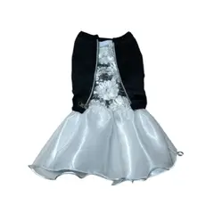 GENERICO - Disfraz Halloween Tiffany Novia de Chucky perros talla 4