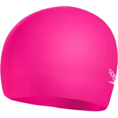 SPEEDO - Gorro Natación Plain Moulded Silicona Niños Rosado