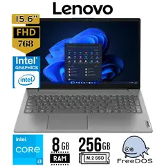 LENOVO - Laptop V15 G3 IAP intel Core i3 12va Gen Ram 8GB SSD 256GB 15.6 FHD FreeDos