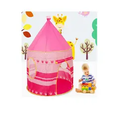 OEM - CARPA CASTILLO CASA DE JUEGOS PARA NIÑAS-ROSADO