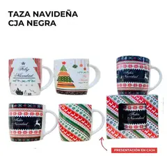 GENERICO - PACK DE 4 TAZA DE NAVIDAD