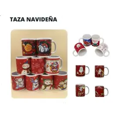 GENERICO - PACK DE 4 TAZA DE NAVIDAD