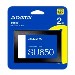 ADATA - UNIDAD DE ESTADO SOLIDO ULTIMATE SU650 2TB PN ASU650SS-2TT-R