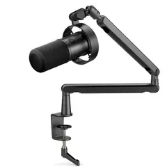 FIFINE - Micrófono T688 BLACK con brazo Dinámico