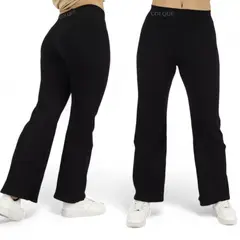 GENERICO - Mujer Palazo Rib Acánalado Col-20 Negro