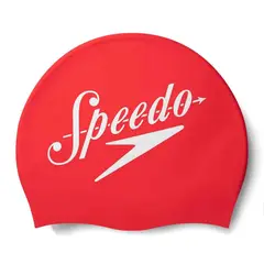 Speedo - Gorro Natación Slogan Cap Adulto Rojo