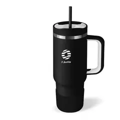 FJBOTTLE - - Botella Mug Témico acero con tapa de tritán 40oz - Negro