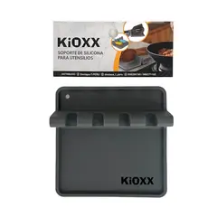 KIOXX - Soporte para utensilios de silicona Gris