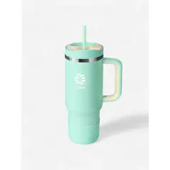 FJBOTTLE - - Botella Mug Témico acero con tapa de tritán 40oz - Verde