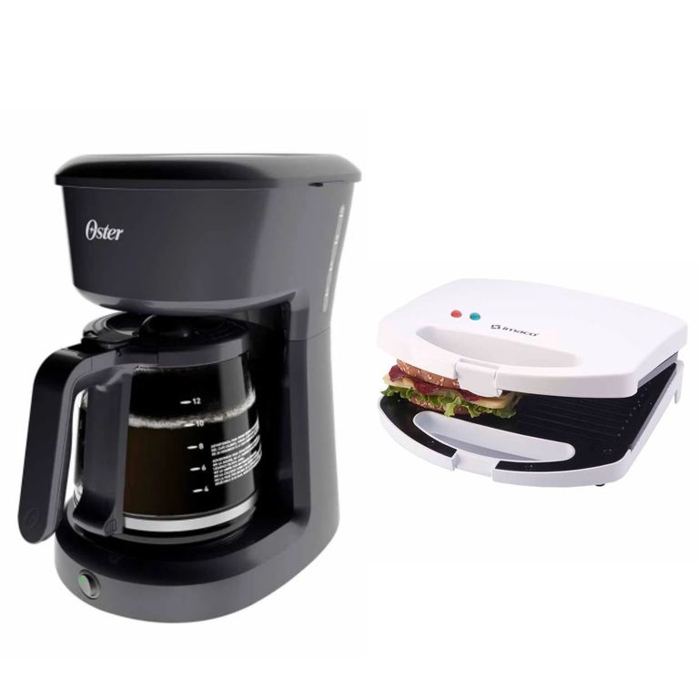 Combo Cafetera BVSTDCS12B + Sandwichera ISG101 tipo grill