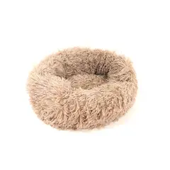 QUALITY PRODUCTS - Cama para Perro Circular Marrón S - Plush Paws