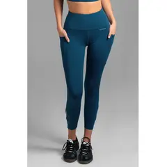 ULTIMATE - Leggings Deportivos 7 - 8 para Mujer - Blue Opal