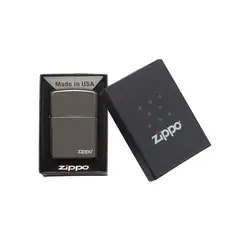 ZIPPO - Encendedor Classic Black Ice Encendedor Logo