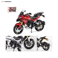 GENERICO - Juguete de Metal Moto Lineal Realista Coleccionable