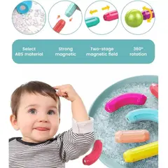 GENERICO - Bloques Magnéticos Didácticos de 75 piezas