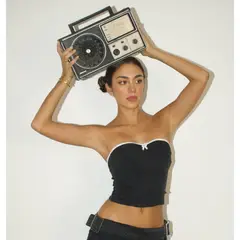 BETWEEN US - Corset Negro Diana