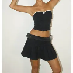 BETWEEN US - Falda Negra Diana