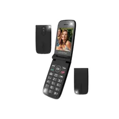 UNONU - U28 Celular Basico 2G Flip Resistente Botones Grandes