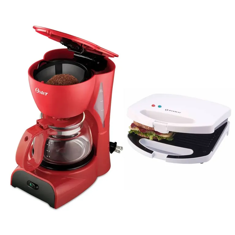 Combo Cafetera Bvstdcd5r5 + Sandwichera ISG101 tipo grill