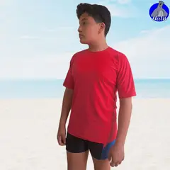 GENERICO - Polo de baño de maga corta