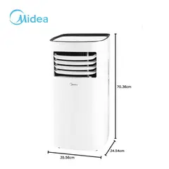 MIDEA - Aire Acondicionado Portátil De 9000 BTUH Convencional Frío Solo