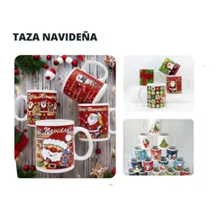 GENERICO - PACK DE 4 TAZA DE NAVIDAD