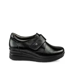 VIALE - Zapato Slip On Casual WIL-2435 Negro Cuero