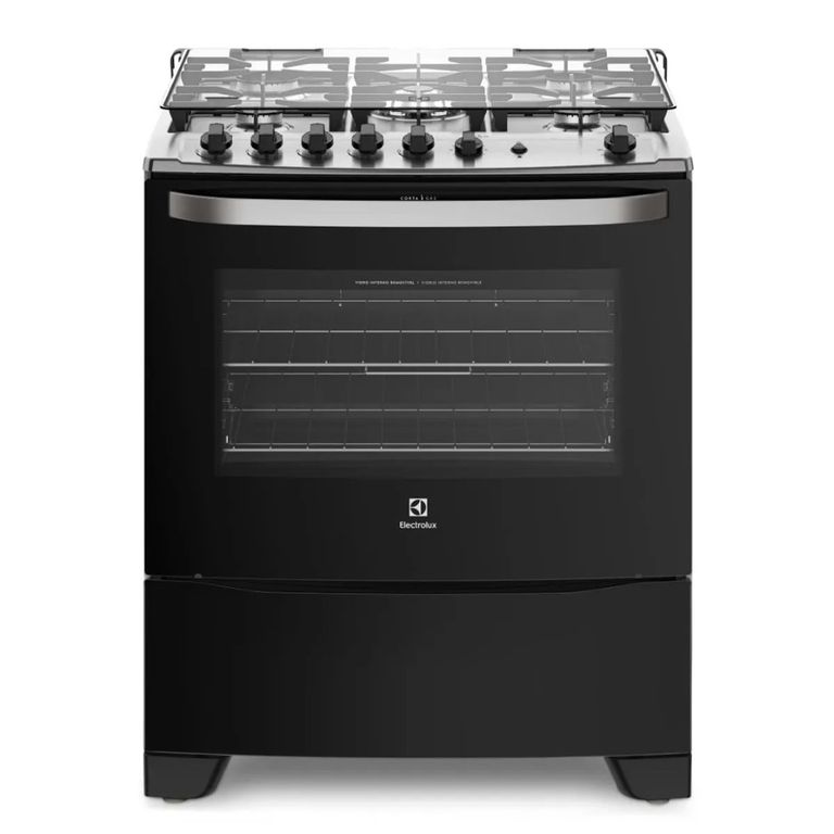Cocina a Gas con 5 quemadores de triple llama (76USM).