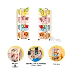 RYBIU IMPORT - Repisa de Niños con Personajes Multicolor Y+Regalo Agendita