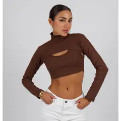 BETWEEN US - Top manga larga Aura