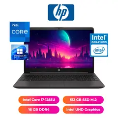 HP - LAPTOP 250 G9 15 INTEL CORE i7-1255U 16GB RAM 512GB SSD