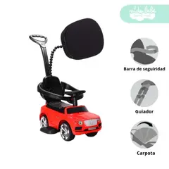GENERICO - Carrito BUGGY de niño Modelo Flex Rojo